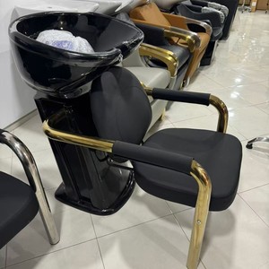 Fauteuil de lavage de cheveux pour salon de coiffure, lit de shampoing pour barbier - Product Image 3