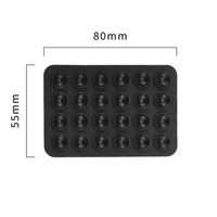 X710-1 Flexibles Silikon-Saugnapf-Handyhülle mit Klebemontage & Schreibtisch-Griffhalterung - Neu