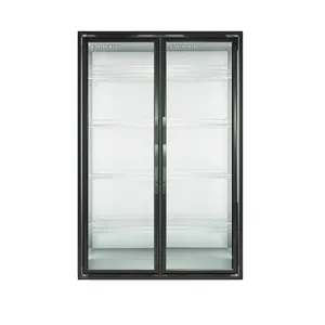 Peças de equipamento de refrigeração exibição freezer porta de vidro para loja de superfície loja de mercearia bebida