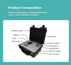 Compteur de particules d'huile laser standard ISO 4406 et <span class=keywords><strong>NAS</strong></span> 1638 - Product Image 2
