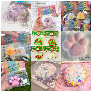 Jouet anti-stress souple en silicone en forme de cookie artisanal, jouet sensoriel en PVC en forme de dessert, Oreo sandwich, nouveau jouet fidget - Product Image 6