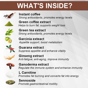 Winstown meilleure coupe de graisse Perte de poids ganoderma Magie naturelle amincissant café chinois mince céto alimentaire organique contrôle des brûlures café - Product Image 5