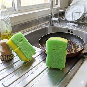 生态洗涤垫 - 可生物降解的清洁海绵，适用于锅碗瓢盆和一般家庭用途 - Product Image 6