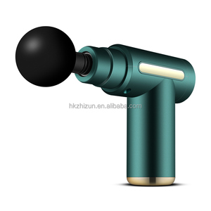 Pistolet de massage HUIFAN F-02 de petite taille, 6 niveaux de vitesse, télécommande sans fil, rechargeable par USB, pour soulager la douleur profonde du corps et la relaxation - Product Image 2