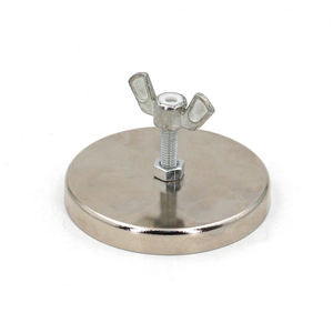 2.8 Inch Nickel-Coated Magnet Mount Cargo Carrier <b>Bracket</b> Safety Flag Holder - Product Image 1