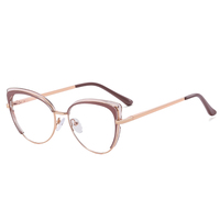 MS 991017-Lunettes TR90 violettes en forme d'oeil de chat avec imprimé animal, verres UV400, à la mode, décoratives, en forme de visage en diamant, pour enfants