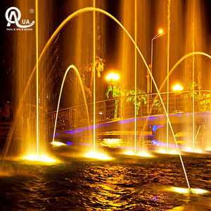 Fontaine musicale extérieure Water Crown Full Set, fontaine d'eau dansante contrôlée par DMX avec éclairage RGB pour parcs, lacs et aménagements paysagers - Product Image 5