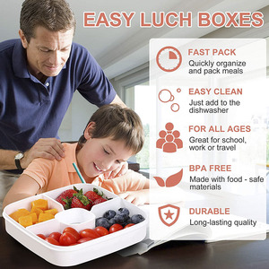 Contenitore per Pranzo Bento per Bambini con 5 Scomparti, Riutilizzabile e Senza BPA - Product Image 3
