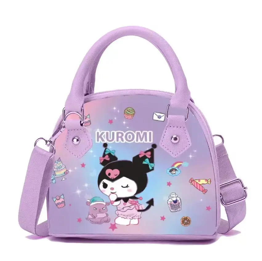 Kawaii Sanrio Tas Cartoon Schattige Handtas Cinnamoroll Rugzak Anime Pu Lederen Mini School Tassen Vakantie Cadeau Voor Kinderen