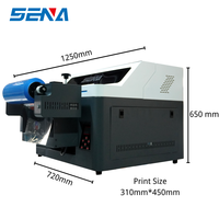 Imprimante d'étiquettes hybride UV DTF format A3 Epson I3200 avec encre solvant et machine d'impression par transfert de pâte, imprimante UV DTF