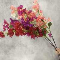 Artificielle Soie Bougainvillier Fleur Arbre Branche Tiges Arrangement pour Noël Graduation En Plein Air De Mariage Décor Faux