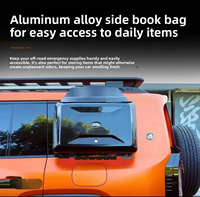 Kit de barres de toit, échelle et boîte de rangement latérale en alliage d'aluminium amélioré, neuf, adapté aux accessoires Jetour G700