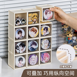Transparent Stackable Storage Box With Lid Desktop Organizer Display Case For Figurines And Small Items - Product Image 5