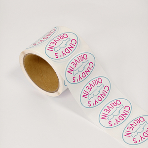 Etiquetas de vinilo blanco impermeables en rollo, impresión a todo color, autoadhesivas para empaques de cajas de postres - Product Image 4