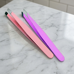 ASAP Eco-friendly Stainless Steel Eyebrow Eyelash Tweezers Set Slanted Tip <b>Volume</b> Eyelash <b>Lash</b> Extensions Waxing Tools - Product Image 3