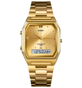 Original Armbanduhr Luxusmarke Skmei hochwertige japanische Uhrwerk 50m wasserdichte Unisex analoge Digitaluhr