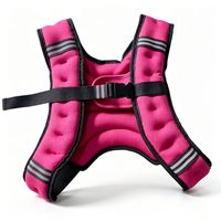 Gilet lesté de course, sacs de sable en fer, bandes réfléchissantes, équipement d'entraînement sportif cardio unisexe pour hommes et femmes, aérobique, durable, vente en gros