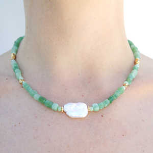 मेलकार्ड कॉफी कलर टाइगर आंख पत्थर बेडेड नेकलेस नेकलेस विंटेज कॉलरबोन चेन फैशन डिजाइन का अर्थ महिलाओं के लिए हार - Product Image 4