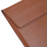Vente chaude étui pour ordinateur portable en cuir Pu pour Macbook Air Pro sac de transport durable et étanche pour ordinateur portable