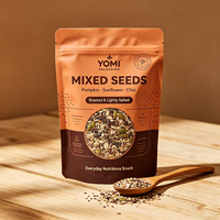 Sachets en papier personnalisés avec logo, écologiques, imprimés en blanc, pour emballage alimentaire de graines de tournesol