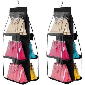 Best-Selling 6-Pocket High Quality PVC Closet Pendant Unique Hanging Storage Clear PP Pockets for Space-Saving Organization - Product Image 4