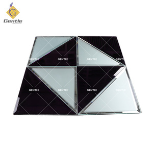 Carrelage de mosaïque de forme régulière, miroir en <span class=keywords><strong>verre</strong></span>, carrelage de mosaïque auto-adhésif, carrelage de cuisine, dosseret - Product Image 3