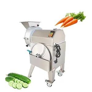 Stainless steel potato sweet potato slicer shredder dicing machine white carrot cutting machine