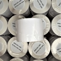 Rouleaux d'étiquettes adhésives blanches mates - Papier autocollant vierge imprimable pour l'expédition et l'impression de codes-barres, emballage en vrac en boîte