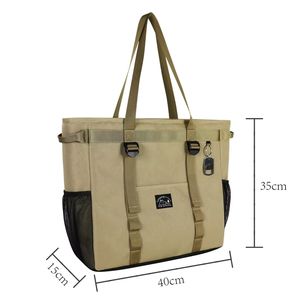 Sac à lunch isotherme personnalisé avec poches latérales, sac isotherme réutilisable et étanche pour pique-nique, camping, grand sac isotherme pour aliments - Product Image 3