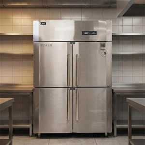 Réfrigérateur commercial à refroidissement par air, réfrigérateur commercial en acier inoxydable, congélateur vertical commercial à quatre portes - Product Image 1