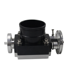 POYRACING Intake Manifold Kit For R32 R33 R34 RB25DET Aluminum <b>Sandblasted</b> 342mm Performance Upgrade - Product Image 4