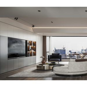 Meubles de chambre à coucher de luxe modernes de première qualité pour penthouse, ensemble complet de chambre à coucher pour hôtel 5 étoiles avec lit king size - Product Image 6