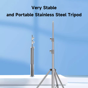 Beiyang OEM 2.1m thép không gỉ ánh sáng đứng nhiếp ảnh đứng mùa xuân đệm nhiệm vụ nặng nề đứng <span class=keywords><strong>tripod</strong></span> cho hình ảnh video chiếu sáng - Product Image 5