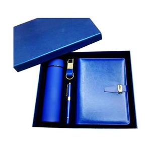 Coffret Cadeau Premium d'Entreprise : Carnet Rigide en PU, Stylo, Bouteille Isotherme et Porte-clés, avec Boîte Métallique pour Événements Promotionnels - Product Image 3