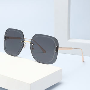 Glazzy แว่นตากันแดดผู้หญิงแฟชั่นใหม่แว่นกันแดดไร้ขอบแบรนด์ดีไซน์เนอร์แว่นกันแดด2023 - Product Image 1