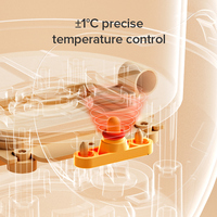 Chauffe-biberon électronique multifonctionnel réglable pour bébé, eau potable et lait intelligents, soins pour nourrissons, fournitures d'alimentation portables