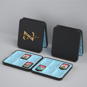 Étui de rangement rigide portable et mince avec 12 emplacements pour cartouches pour jeux <span class=keywords><strong>Switch</strong></span> NS et cartes <span class=keywords><strong>Micro</strong></span> <span class=keywords><strong>SD</strong></span> - Product Image 2
