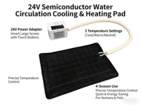 Consumer Electronics Cooling Pad with Cooling & Heating Eco-friendly PVC Material Multi-speed Adjustment for Winter and Summer