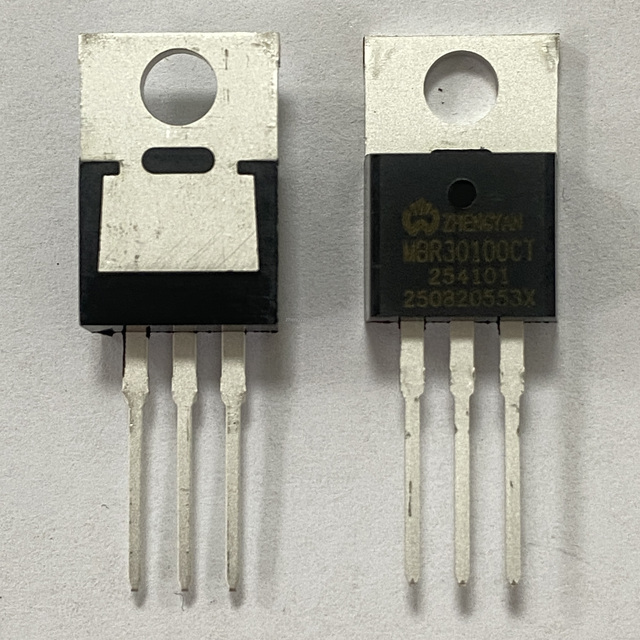 MBR30100CT 30A 100V Schottky Barrier Diode TO220 High Current Rectifier