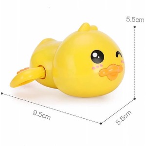 Juguete de baño con forma de pato amarillo para bebés y niños pequeños, juguete para jugar en el agua, juguete para nadar de 0 a 3 años - Product Image 2