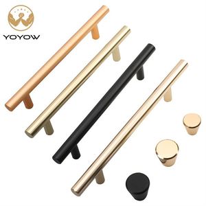 Hiện đại màu đen và vàng xi lanh <span class=keywords><strong>t</strong></span>ủ quần áo xử lý dài <span class=keywords><strong>T</strong></span>ủ kéo tay nắm cửa cho đồ nội thấ<span class=keywords><strong>t</strong></span> nhà bếp <span class=keywords><strong>t</strong></span>ủ quần áo <span class=keywords><strong>t</strong></span>ủ quần áo - Product Image 1