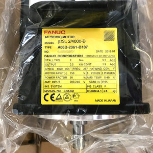 มอเตอร์เซอร์โว FANUC รุ่น A06B-2061-B107 ของแท้ใหม่ มอเตอร์เซอร์โว AC FANUC สำหรับเครื่องกลึง CNC ผ่านการทดสอบ 100% คุณภาพสูง มีสินค้าในสต็อก - Product Image 2