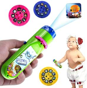 Projecteur de poche 3D pour enfants, jouet éducatif précoce, éclairage d'histoires, motifs lumineux pour garçons <span class=keywords><strong>et</strong></span> filles - Product Image 3