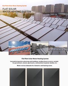 고효율 평판형 태양열 집열기 분할 부식 방지 동관 실외 엔지니어링 사용 태양열 물 - Product Image 6
