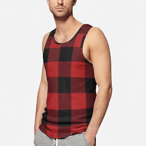 High Quality Breathable Knitted 100% Cotton Casual Solid Color Custom Ribbed Men's Gym Tank Tops Stretchable Muscle Fit - Product Image 1