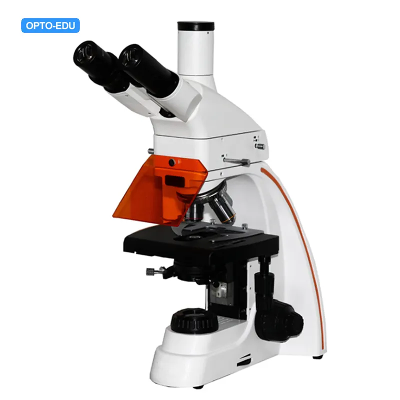 OPTO-EDU A16.0208 светодиодный флуоресцентный микроскоп для проверки Phthisis microscopio trinocular