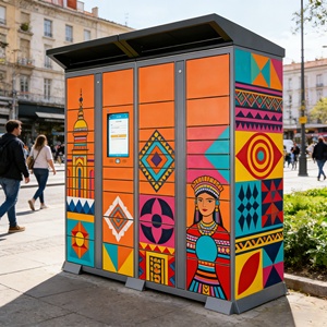 XinJu - Casillero Inteligente de Inventario en Tiempo Real, Sistema de Seguimiento de Stock, Quiosco Digital para Paquetes, para Centros de Alto Volumen - Product Image 2