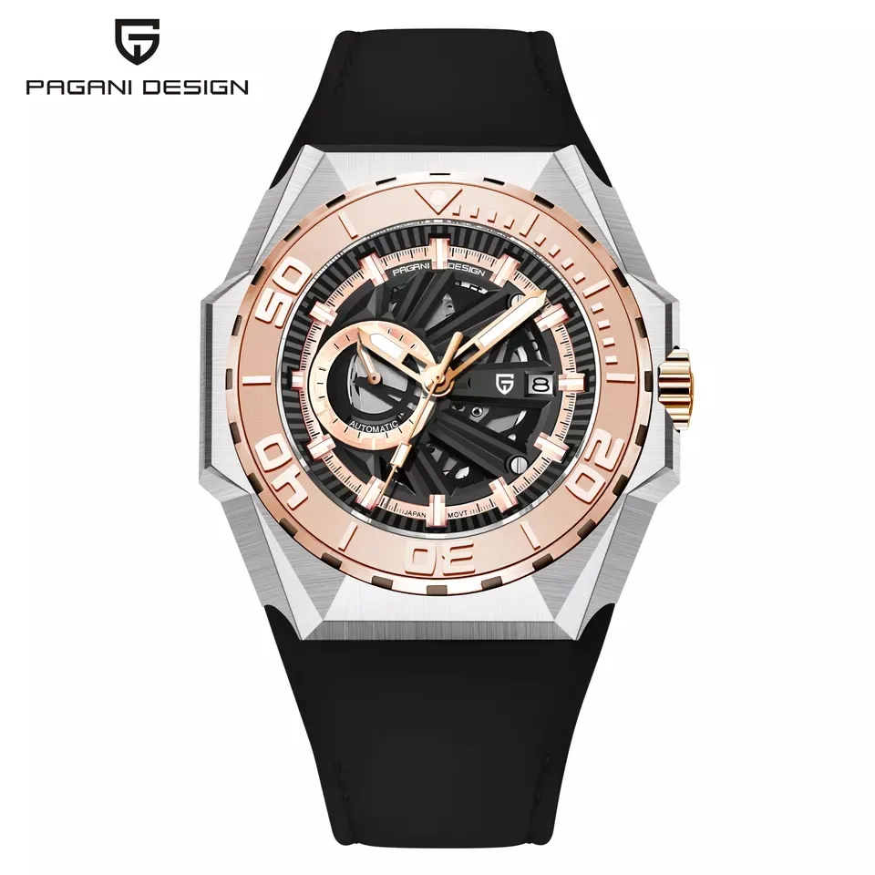 PAGANI DESIGN YS007 luxury Men Mechanical Wristwatch OEM Brand Japan 8217 Movement Waterproof montres homme