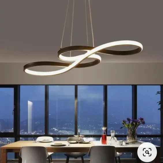 Nghề tùy chỉnh Nhôm phong cách độc đáo thiết kế LED ánh sáng mặt dây chuyền