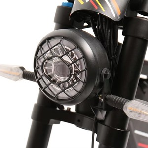 Bicicleta Eléctrica Todoterreno de 52V 1200W con Doble Potencia, Alta Velocidad, Neumáticos Anchos, 9 Velocidades y Amortiguador Trasero - Product Image 4